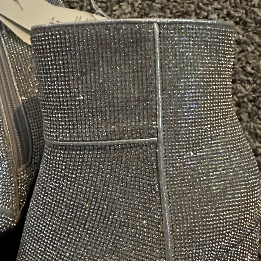 NWT Rhinestone Pointed-Toe Ankle Booties - Picture 14 of 17